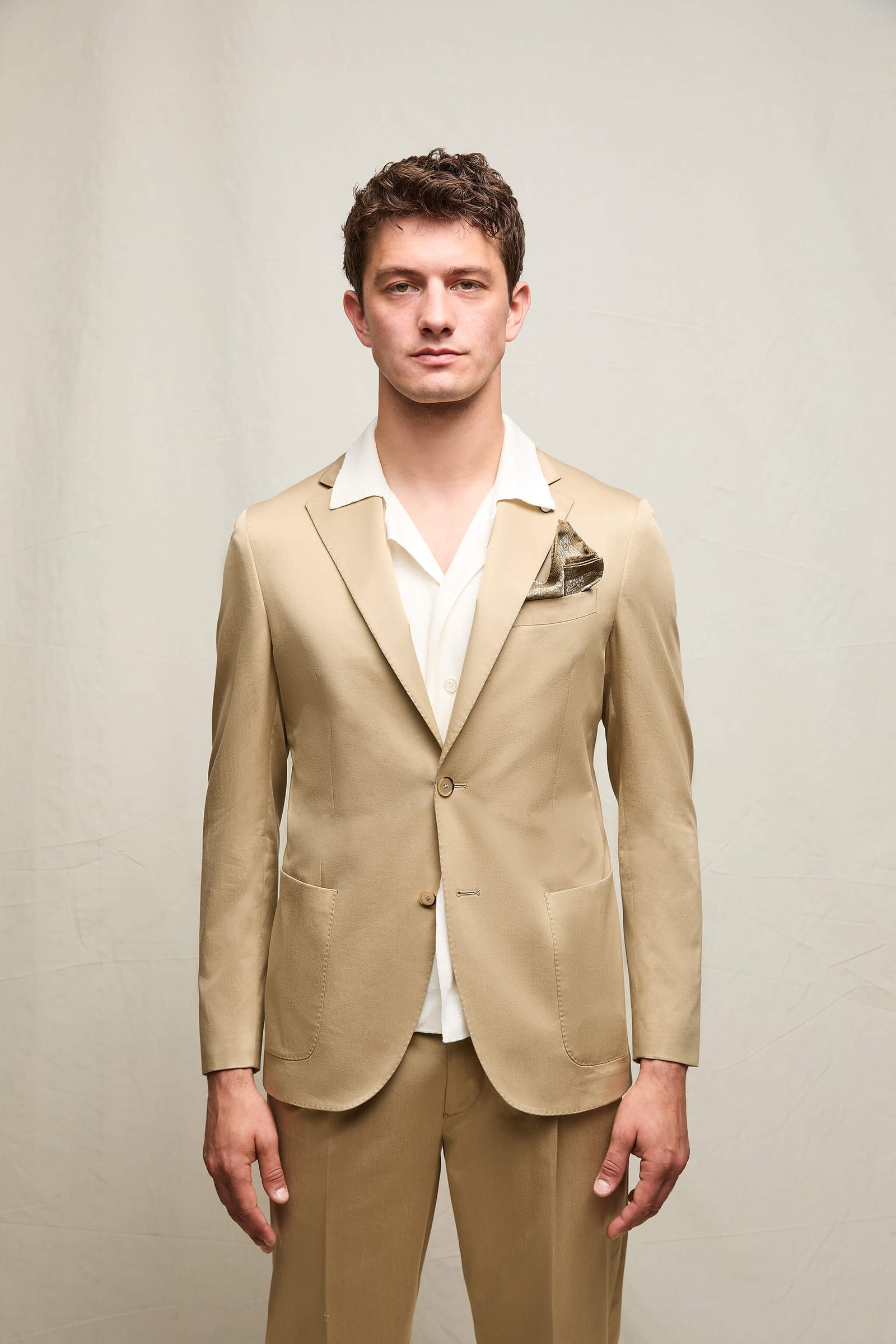 Giacca Jack In 100 Cotone Cammello