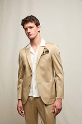 Giacca JACK in 100% cotone cammello