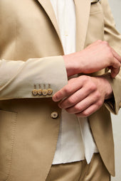 Giacca JACK in 100% cotone cammello