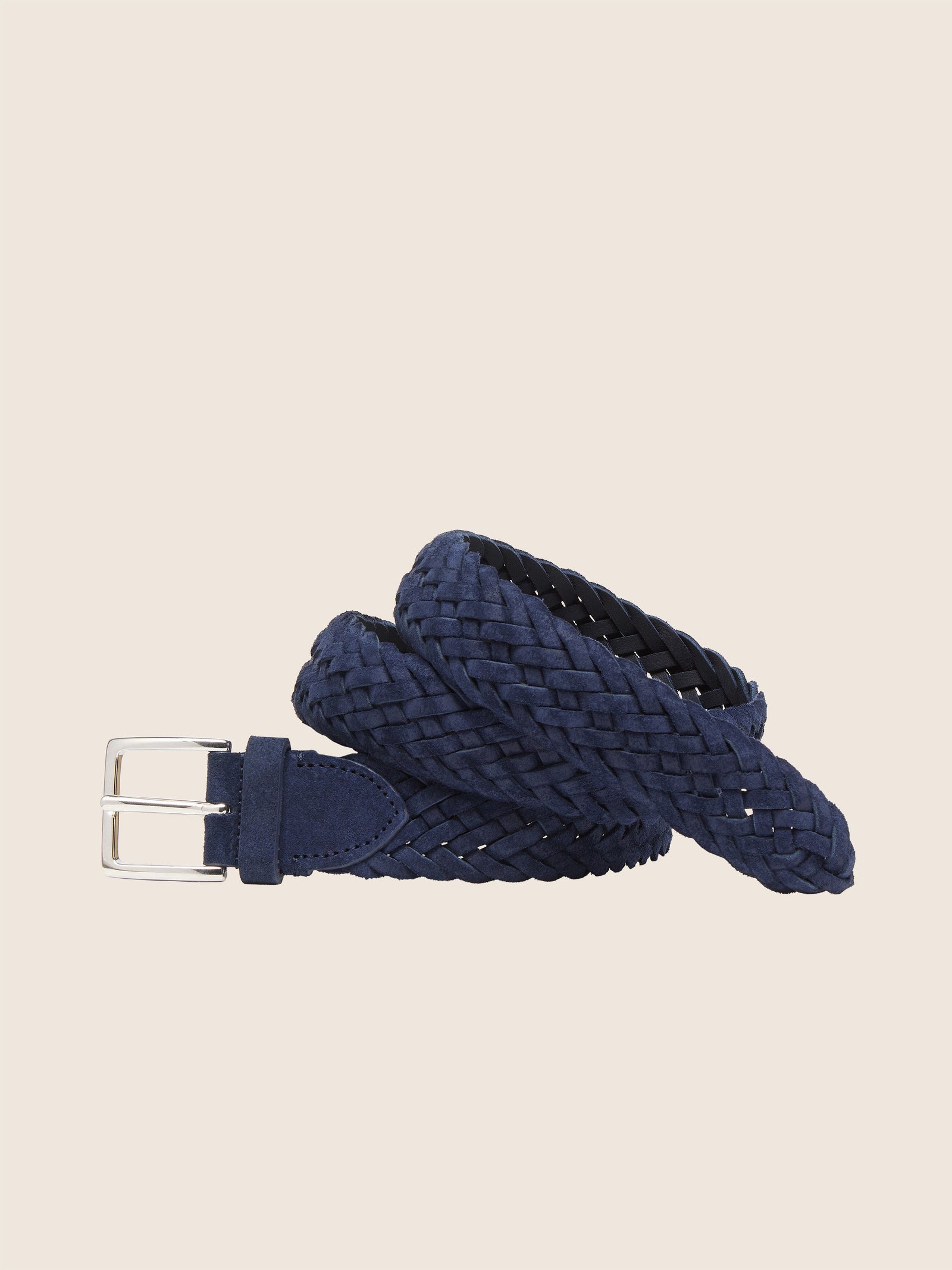 Suede And Rayon Belt