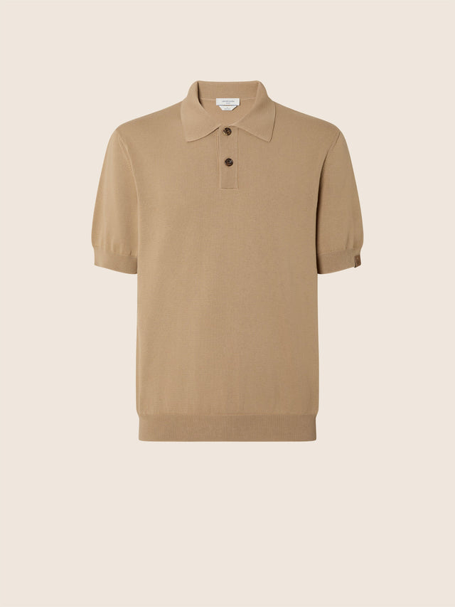 Brushed Cotton Polo Shirt