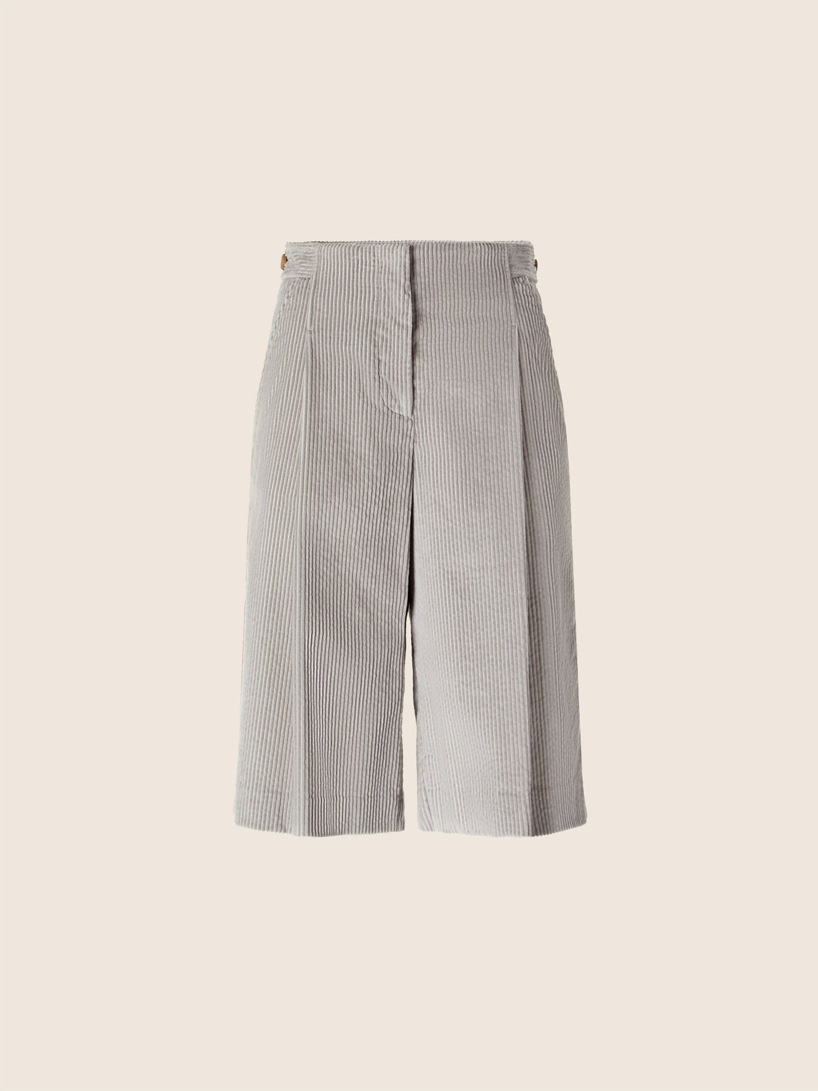 Ivy Bermudas In Cotton Cashmere Velvet