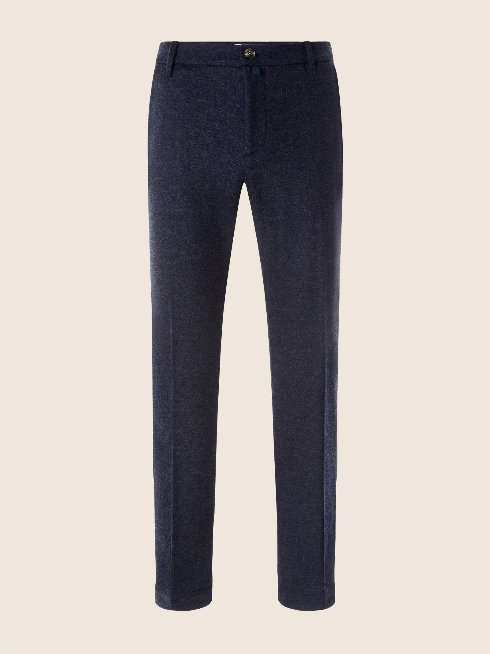 Gray Wool Double Jersey Pants