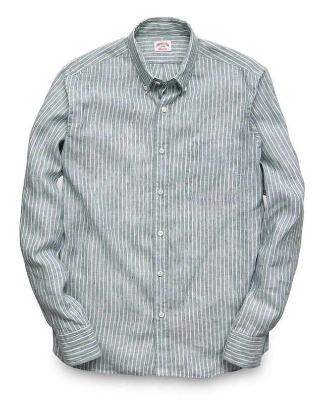 Bentford Linen Stripe (Green)