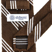 Triple Stripe Shantung Bespoke Tie