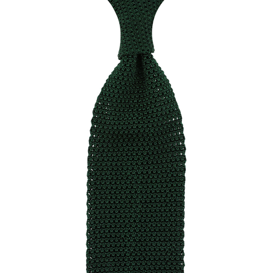 V Point Knit Tie Silk