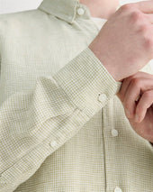 The Classic Shirt in Linen | Elm Gingham