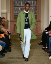 Made In England Light Green Waterproof Raincoat