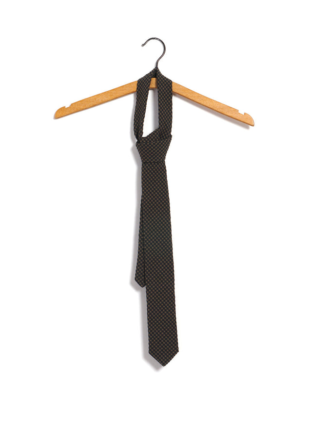 TIE | Casual Tie | Khaki Checks