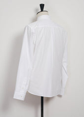 RAYMOND | Relaxed Classic Herringbone Shirt | White