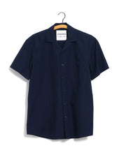 JONNY | Short Sleeve Shirt | Indigo Ripstop
