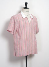 Philip Short Sleeve Pull On Shirt Raspberry