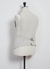 DANIEL | Casual Waistcoat | Natural Flax