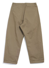 BOBBY 31-56-7 | Wide Pleated Everyday Trousers | Beige