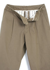 BOBBY 31-56-7 | Wide Pleated Everyday Trousers | Beige