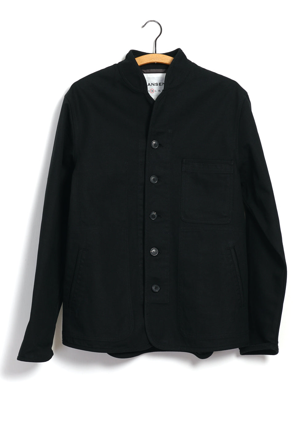 ERLING 27-90-2 | Refined Work Jacket | Black Canvas