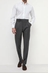 Dark grey Limited Edition trousers - Made in Italy