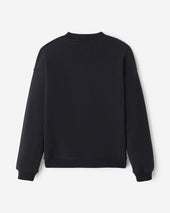 Chandail Col Rond En Molleton Nuage Coupe Un