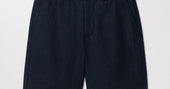 Dark Navy Linen Shorts | 100% French Linen | Asket