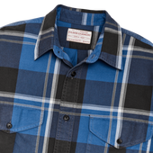 Lightweight Alaskan Guide Shirt - Blue / Faded Black / White Plaid