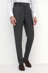 Dark Grey Limited Edition Trousers Made In Italy