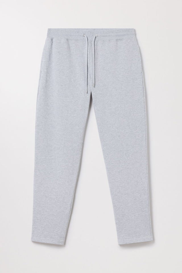 Grey Melange Sweatpants 100 Organic Cotton Asket