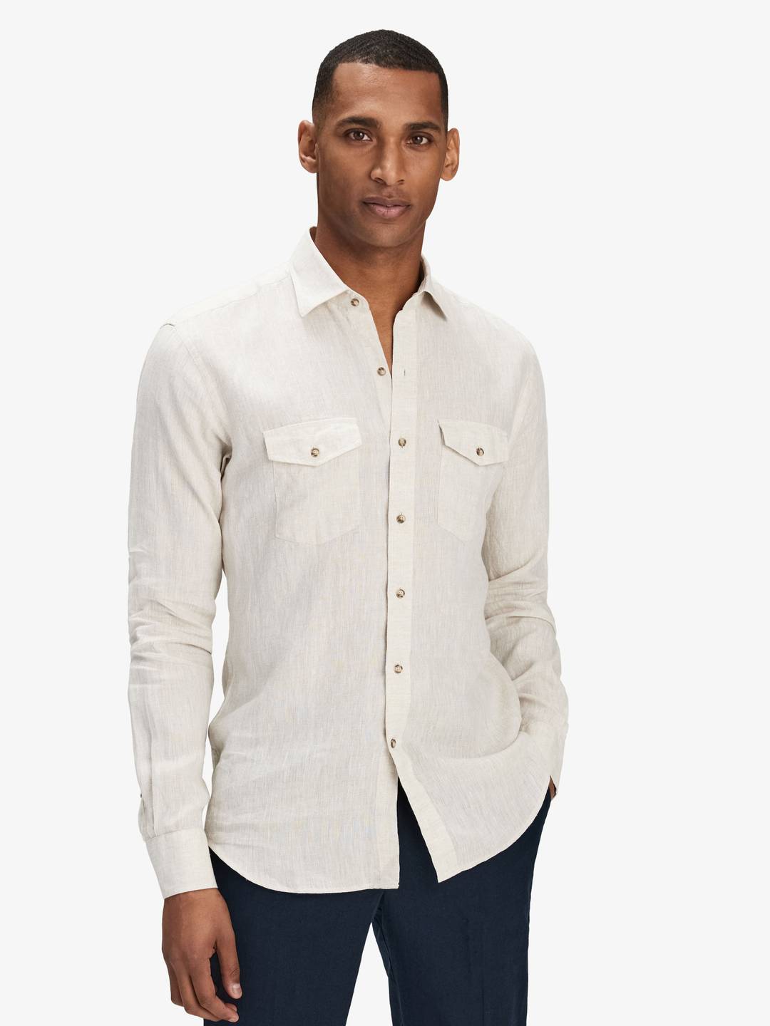 Linen Pocket Shirt