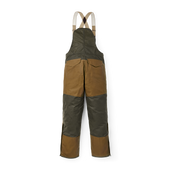 Double Hunting Bibs With Zipper - Otter Green / Dark Tan