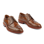 Barrister Longwing Blucher Shell Cordovan Bourbon Hand Welted Cordovan Series