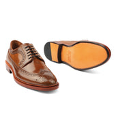 Barrister Longwing Blucher Shell Cordovan Bourbon Hand Welted Cordovan Series
