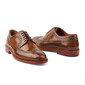 Barrister Longwing Blucher Shell Cordovan Bourbon Hand Welted Cordovan Series