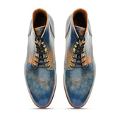 Ocean Hand Welted Boot Shell Cordovan Marble Cordovan Series