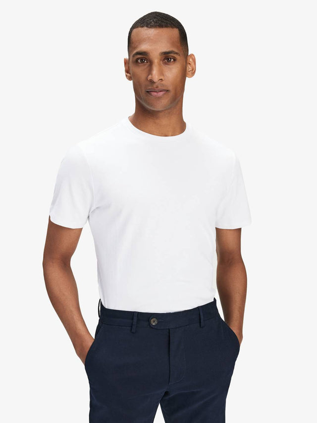 White Slim Fit Lightweight T-Shirt