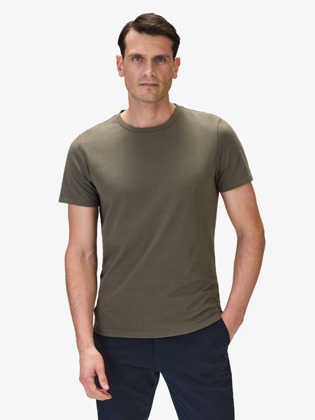 Green Slim Fit Lightweight T-Shirt