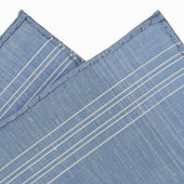 Bleu Denim Lin Coton