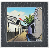 Ukiyo-e Silk Pocket Square - Koinobori - 40x40cm