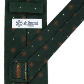 Floral Fina Grenadine Silk Tie Hand Rolled