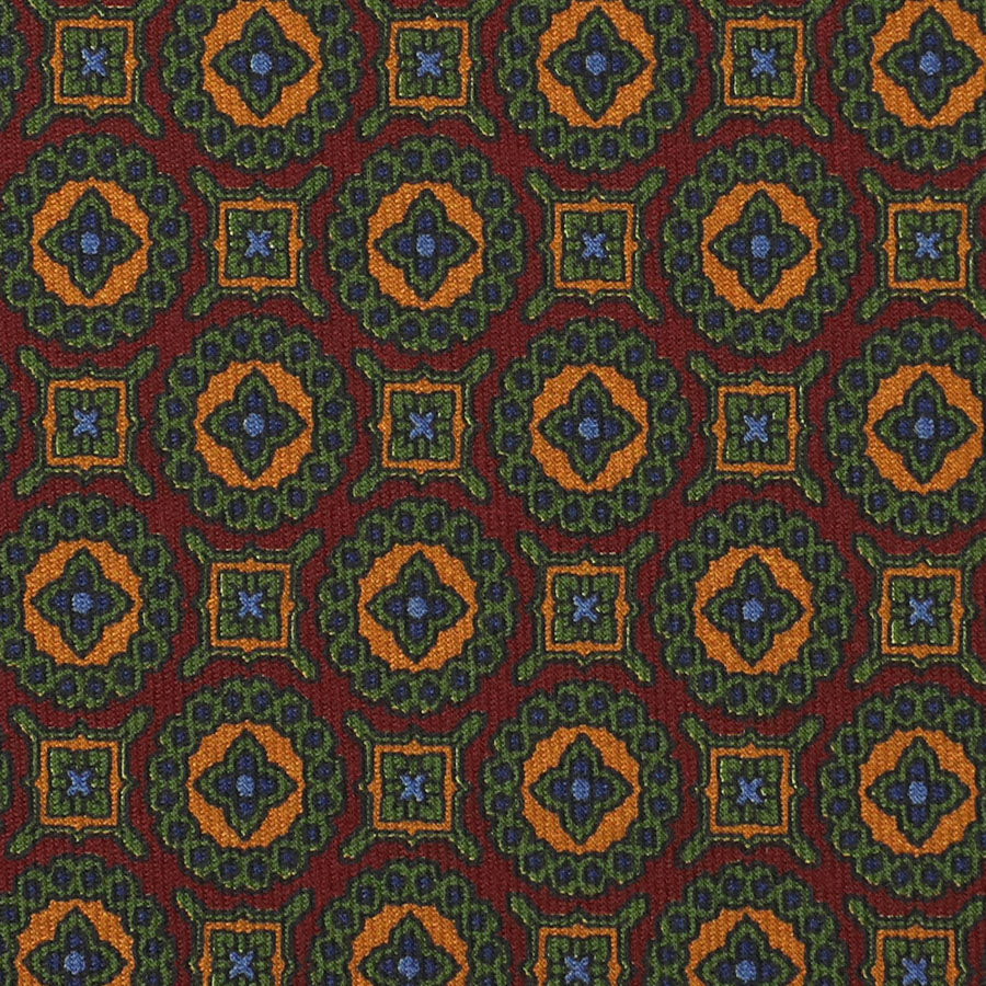 Ancient Madder Silk Bespoke Tie Cherry