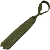 Floral Printed Silk Tie Hand Rolled