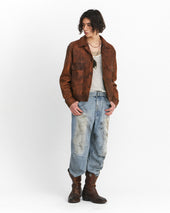 Trucker Leather Jacket Vintage