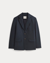 Tropical Wool Blazer | Dark Navy