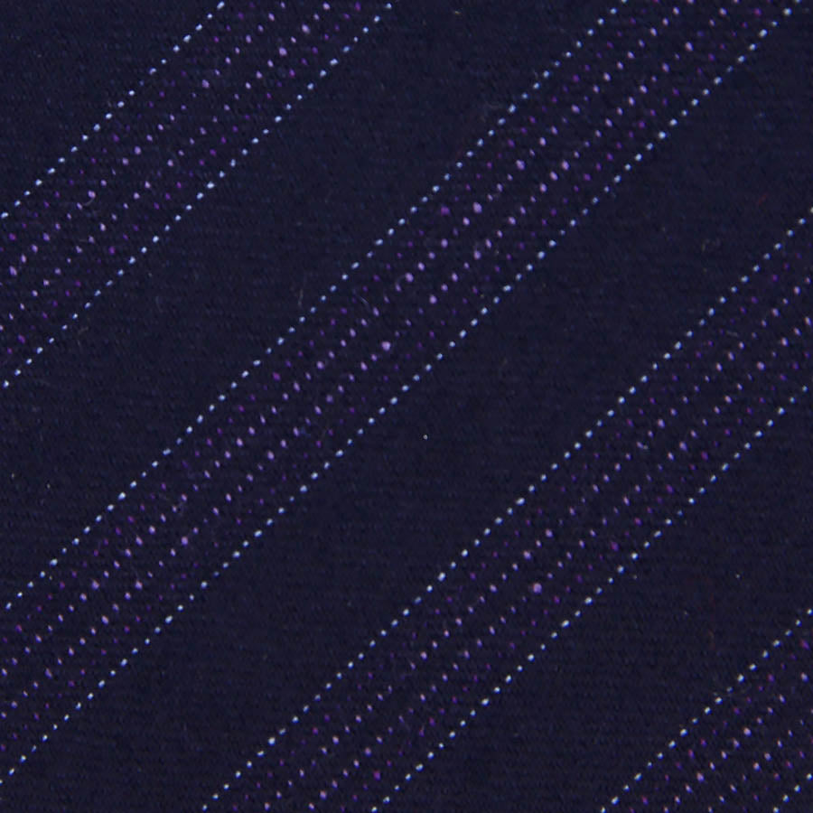 Striped Wool Bespoke Tie Lilac