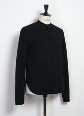 HERMANN 30-114-2 | Long Sleeve Henley | Black