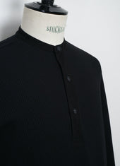 HERMANN 30-114-2 | Long Sleeve Henley | Black