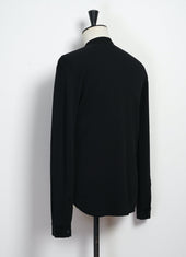HERMANN 30-114-2 | Long Sleeve Henley | Black