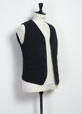 DANIEL 28-32-2 | Classic Waistcoat | Black Pin