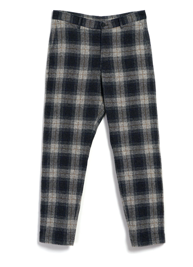 KEN 28-33-5 | Casual Trousers | Blue Grey Checks