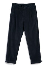 SUNE 28-35-3 | Classic Pleated Trousers | Dusty Navy