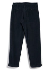 SUNE 28-35-3 | Classic Pleated Trousers | Dusty Navy