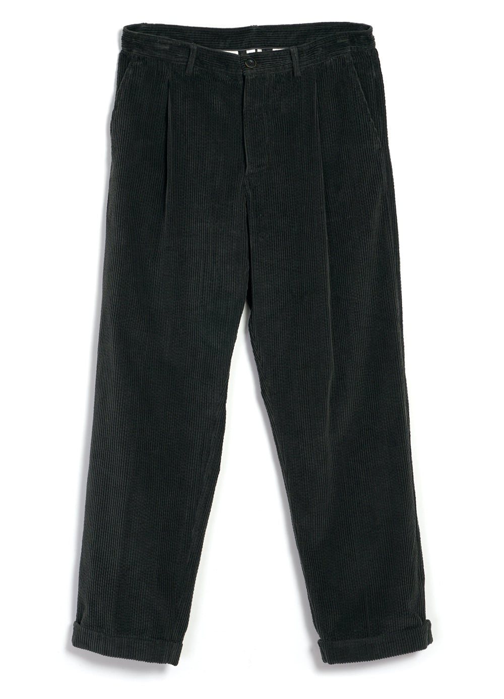 SUNE 28-35-6 | Classic Pleated Trousers | Olive Taupe